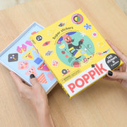 Sticker Box Modern Art - 140 stickers en 3 posters - Stickers en stickersets Poppik - In den Olifant