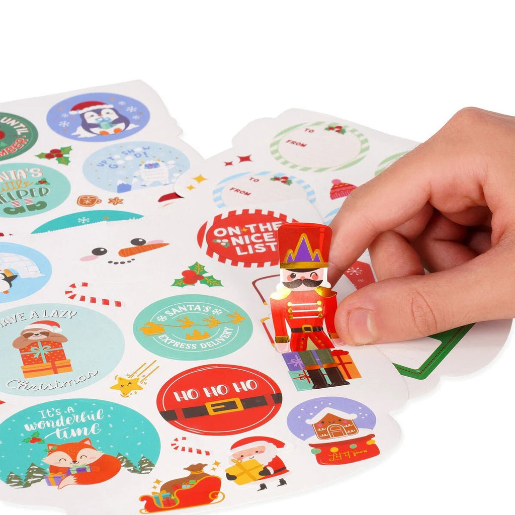 Stickerboek Christmas Stickers Santa Clause - set van 150 - Stickers en stickersets Legami - In den Olifant