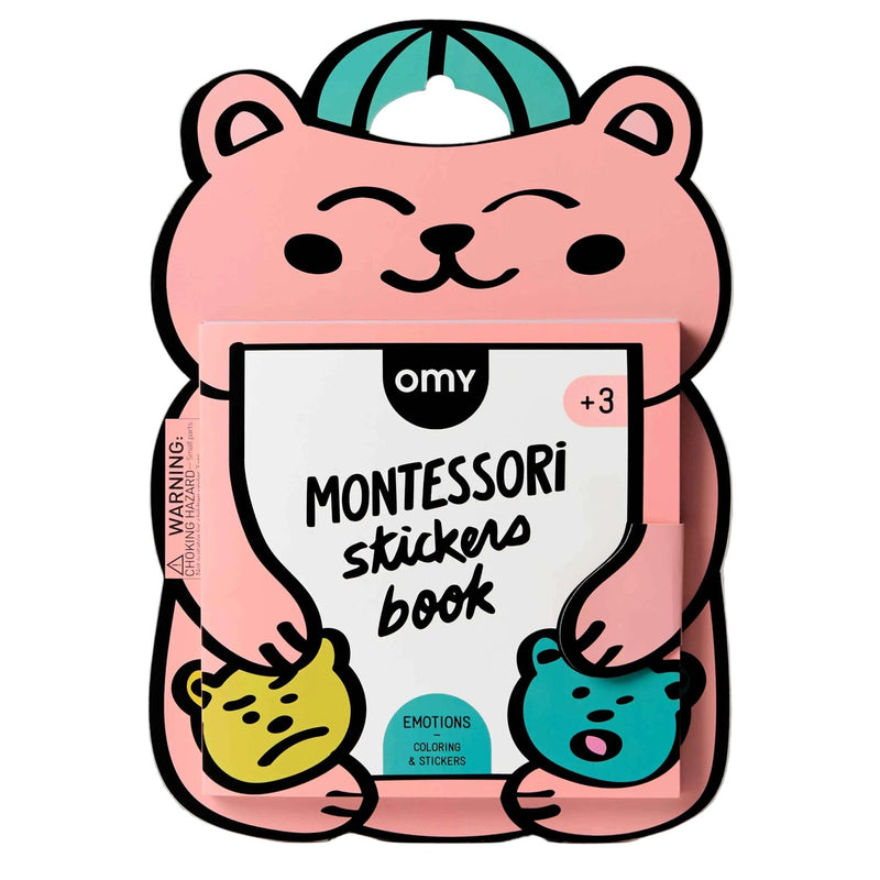 Stickerboek Montessori Stickers Book Emotions - Onaf Omy - In den Olifant