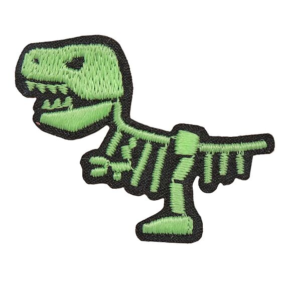 Stoffen Stickers Textile Woven Sticker Stick On Dino | Set Van 3