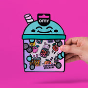 Stickerset Fabulous Big - Bubble Tea - Stickers en stickersets Omy - In den Olifant