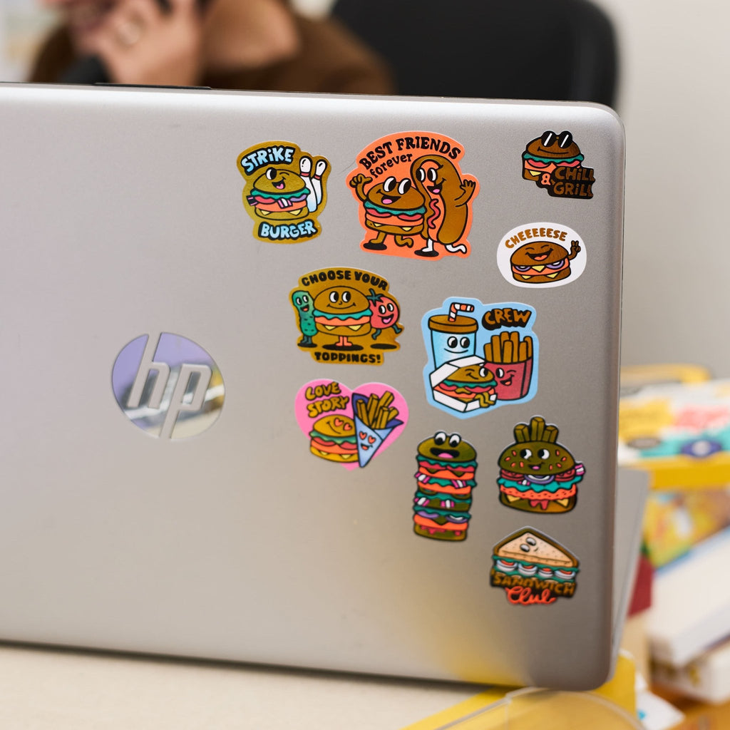 Stickerset Fabulous Big - Burger - Stickers en stickersets Omy - In den Olifant