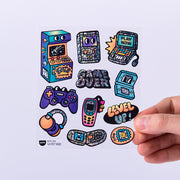 Stickerset Fabulous Big - Game Boy - Stickers en stickersets Omy - In den Olifant