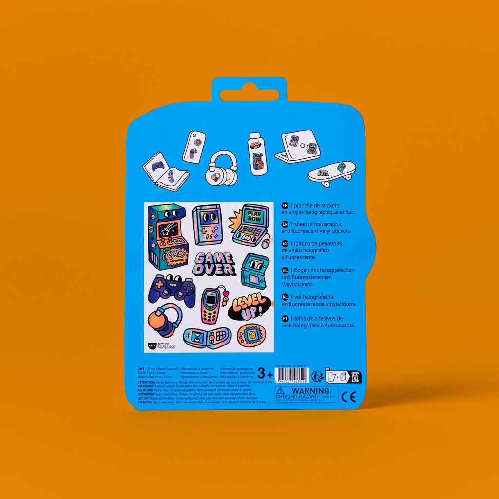 Stickerset Fabulous Big - Game Boy - Stickers en stickersets Omy - In den Olifant