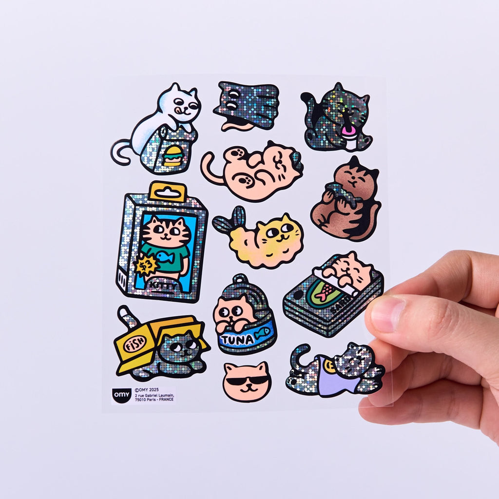 Stickerset Fabulous Big - Kitty - Stickers en stickersets Omy - In den Olifant
