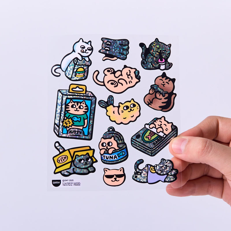 Stickerset Fabulous Big - Kitty - Stickers en stickersets Omy - In den Olifant