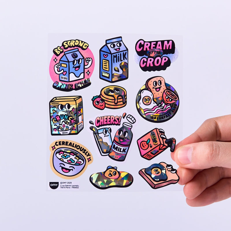 Stickerset Fabulous Big - Milk - Stickers en stickersets Omy - In den Olifant