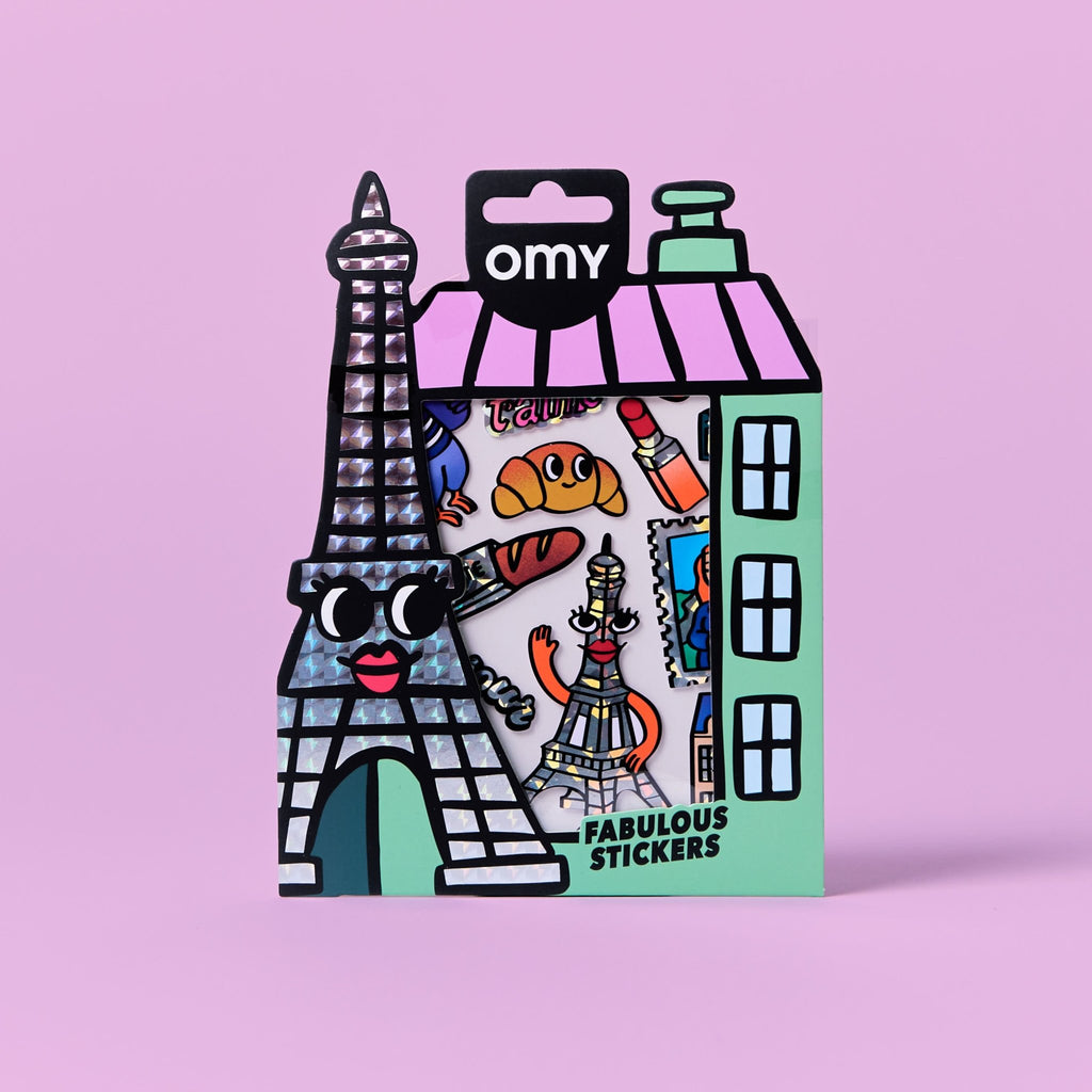 Stickerset Fabulous Big - Paris - Stickers en stickersets Omy - In den Olifant