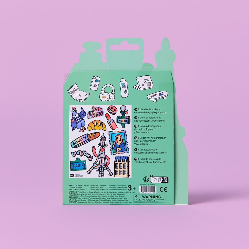 Stickerset Fabulous Big - Paris - Stickers en stickersets Omy - In den Olifant