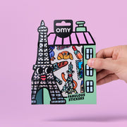 Stickerset Fabulous Big - Paris - Stickers en stickersets Omy - In den Olifant