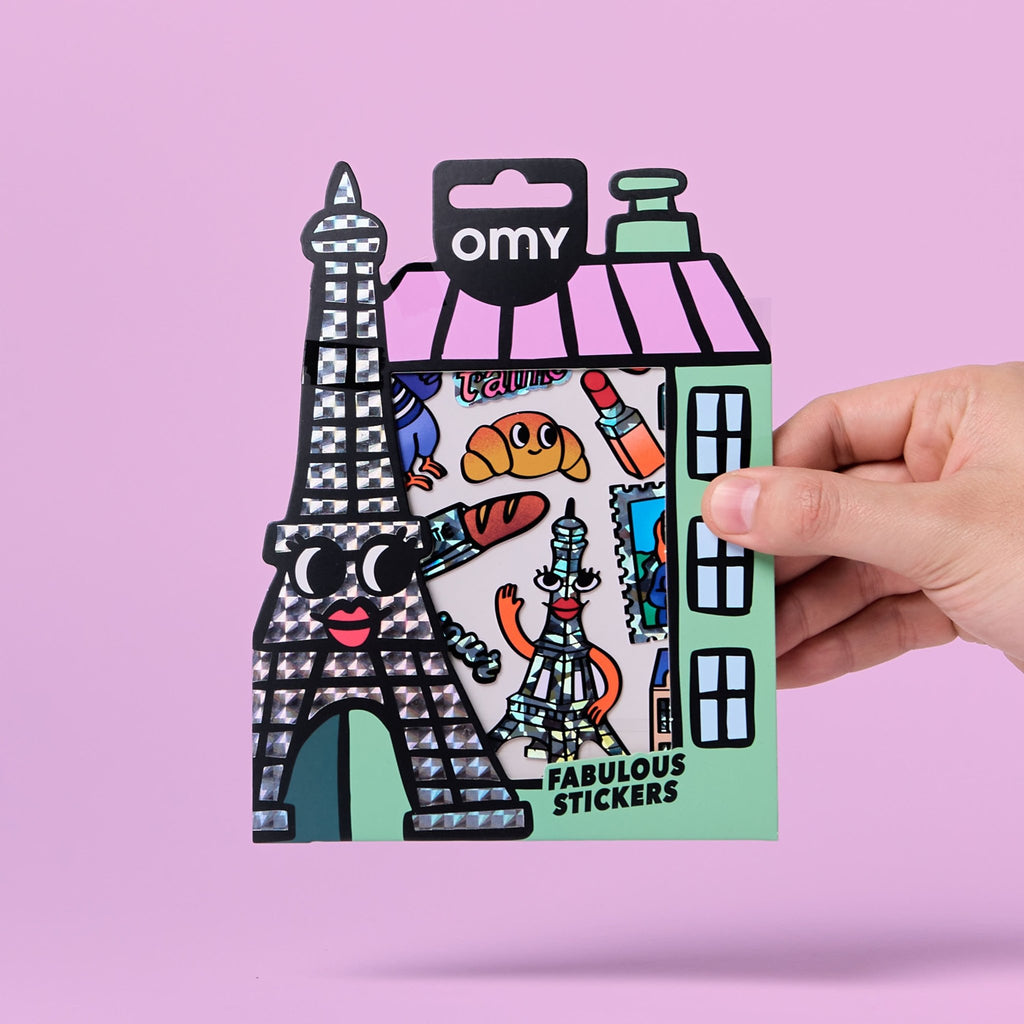 Stickerset Fabulous Big - Paris - Stickers en stickersets Omy - In den Olifant
