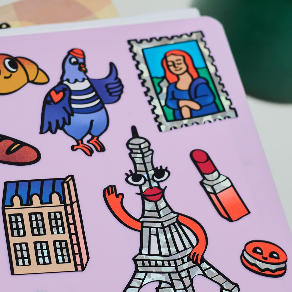 Stickerset Fabulous Big - Paris - Stickers en stickersets Omy - In den Olifant