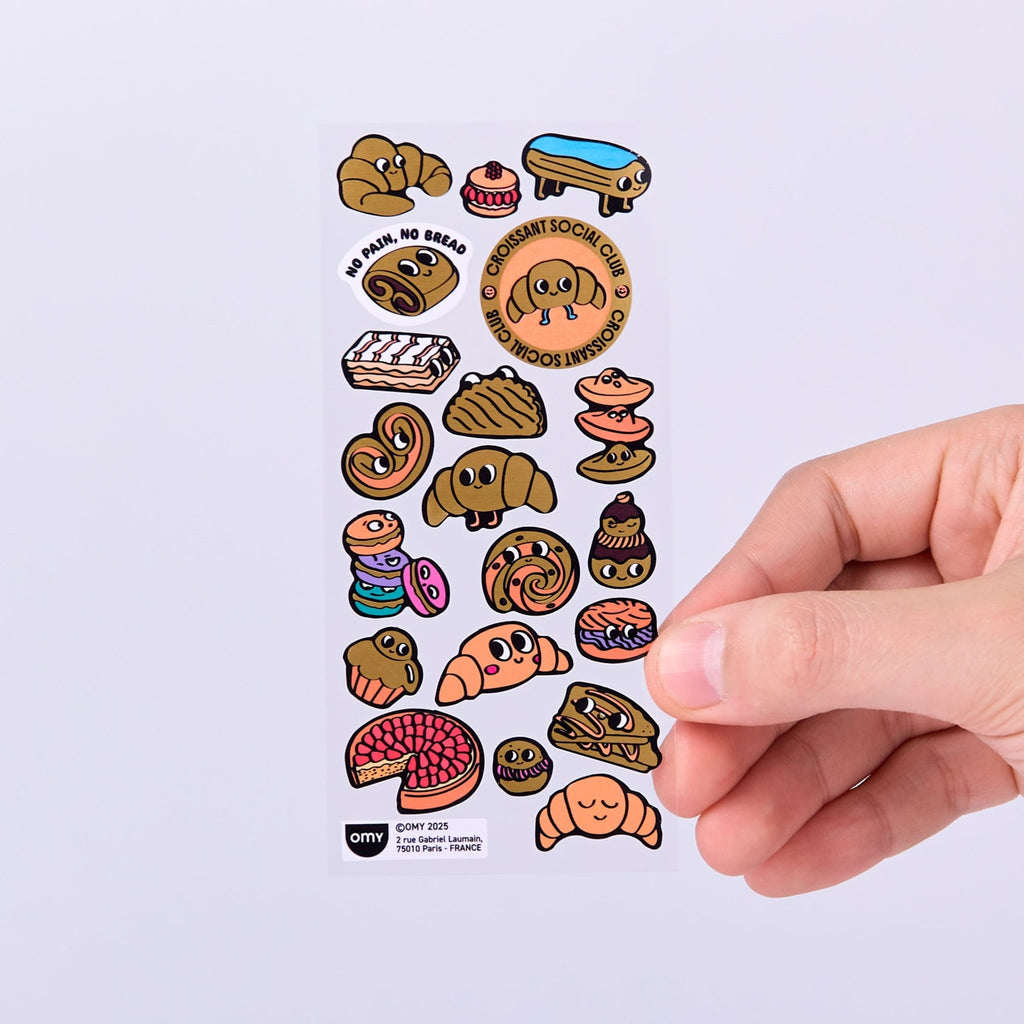 Stickerset Fabulous Iconic - Croissant - Stickers en stickersets Omy - In den Olifant
