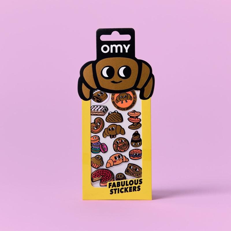 Stickerset Fabulous Iconic - Croissant - Stickers en stickersets Omy - In den Olifant