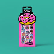 Stickerset Fabulous Iconic - Donuts - Stickers en stickersets Omy - In den Olifant