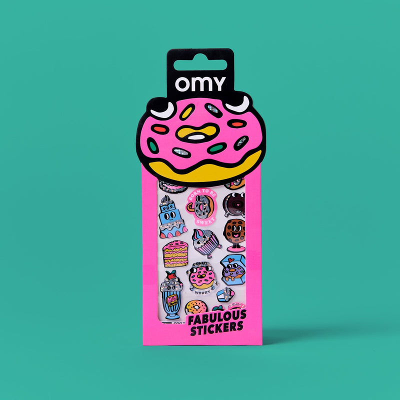 Stickerset Fabulous Iconic - Donuts - Stickers en stickersets Omy - In den Olifant