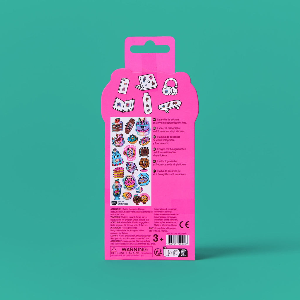 Stickerset Fabulous Iconic - Donuts - Stickers en stickersets Omy - In den Olifant