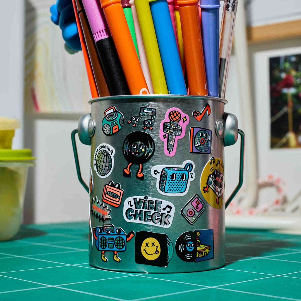 Stickerset Fabulous Iconic - Music - Stickers en stickersets Omy - In den Olifant