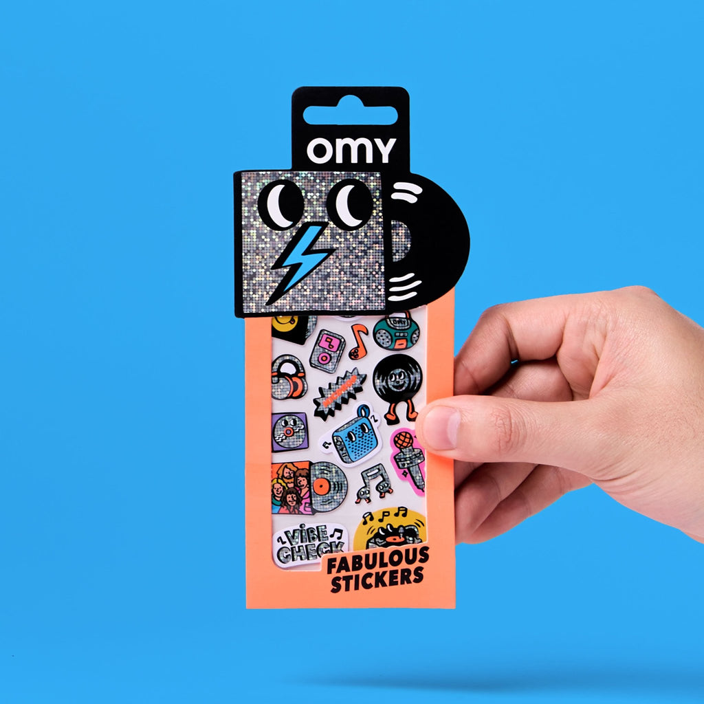 Stickerset Fabulous Iconic - Music - Stickers en stickersets Omy - In den Olifant