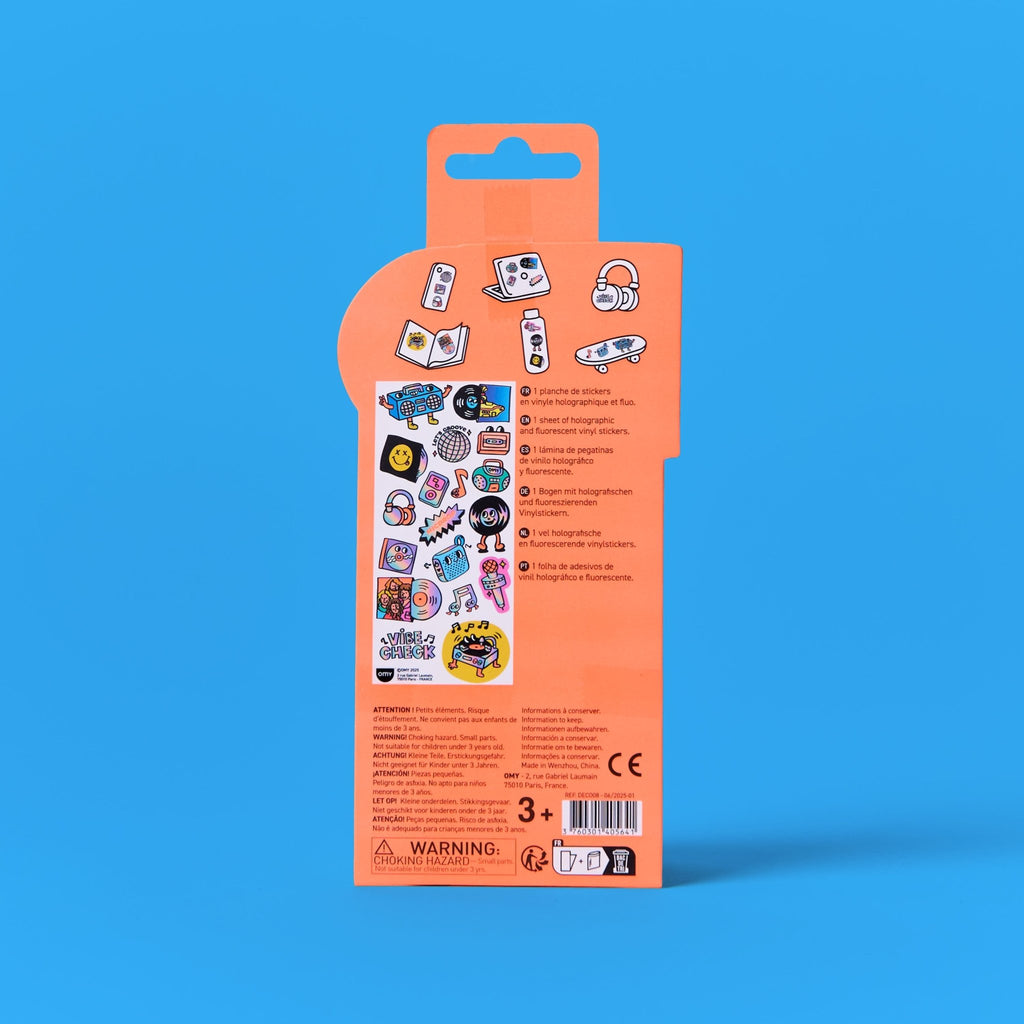 Stickerset Fabulous Iconic - Music - Stickers en stickersets Omy - In den Olifant