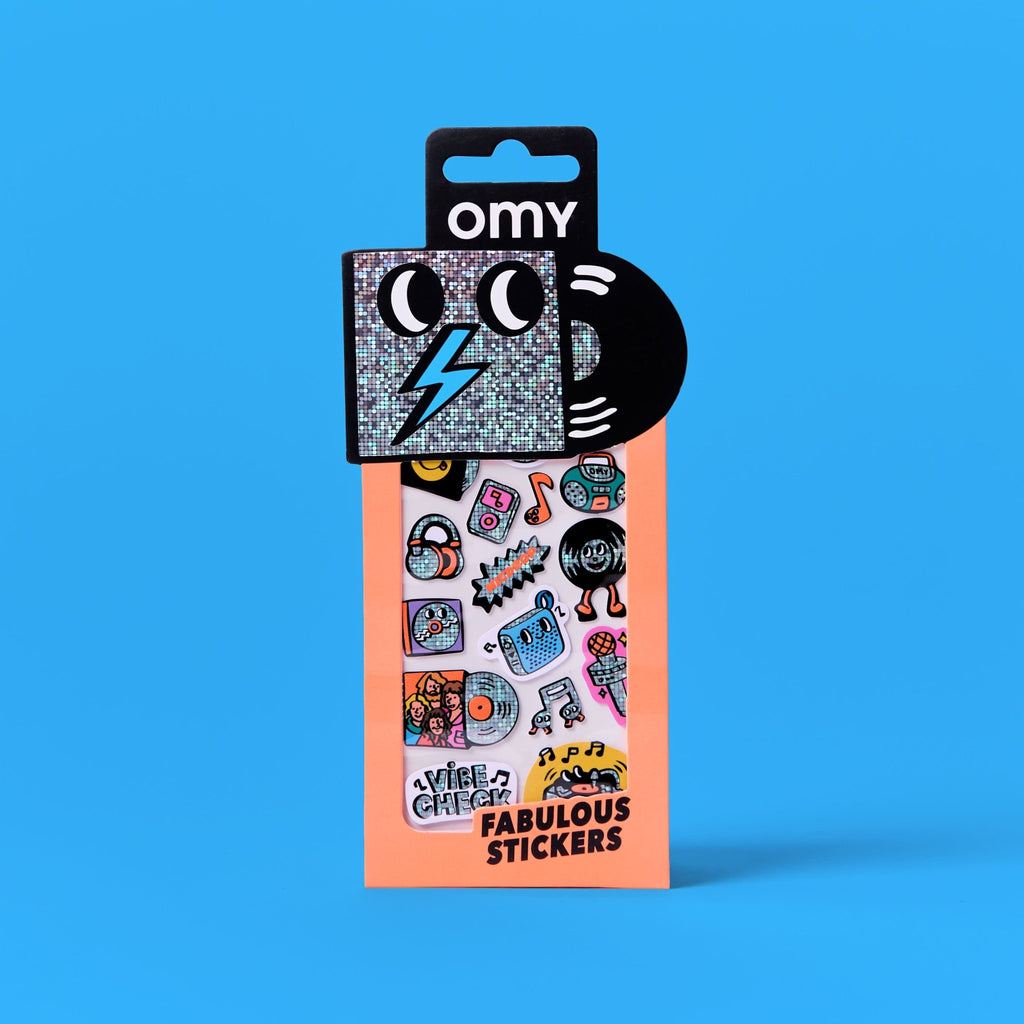 Stickerset Fabulous Iconic - Music - Stickers en stickersets Omy - In den Olifant