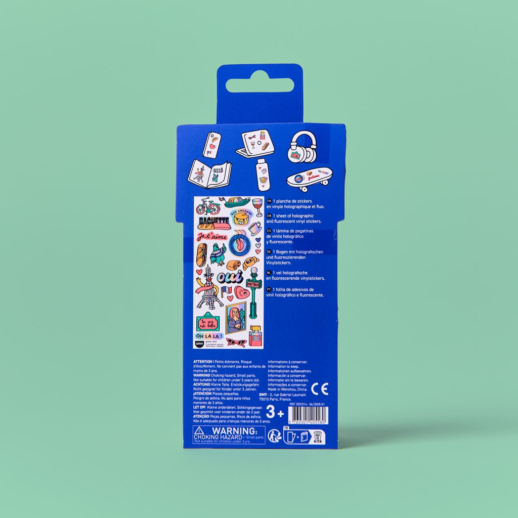 Stickerset Fabulous Iconic - Paris - Stickers en stickersets Omy - In den Olifant