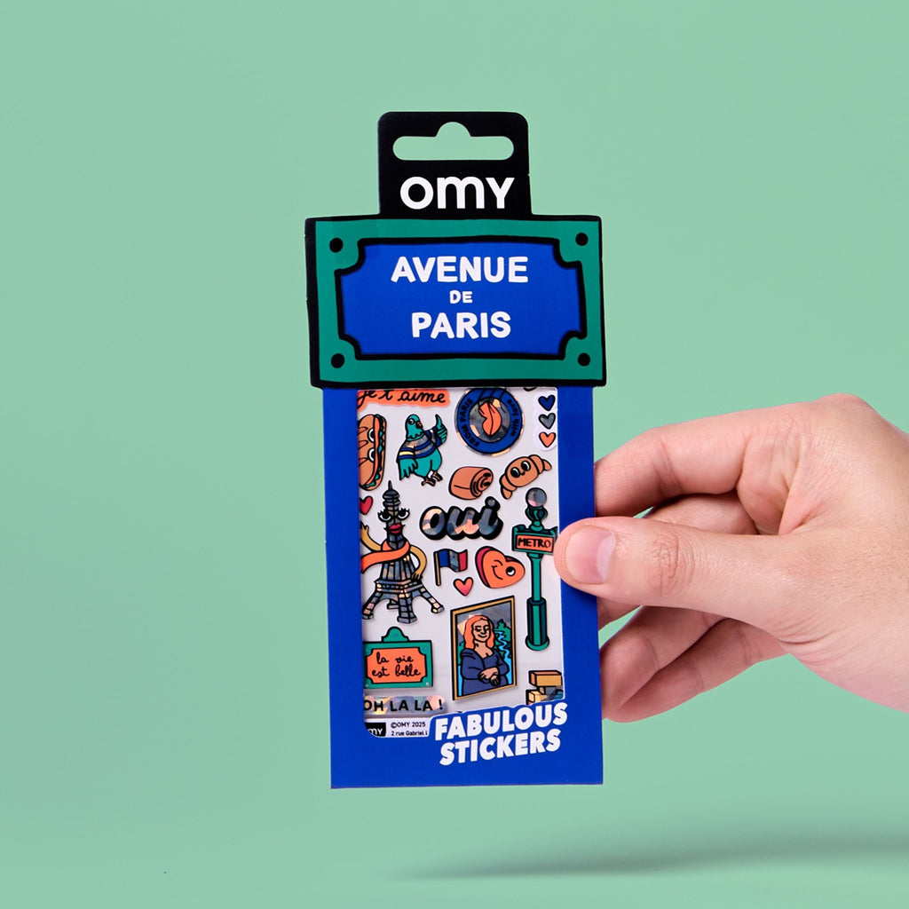 Stickerset Fabulous Iconic - Paris - Stickers en stickersets Omy - In den Olifant