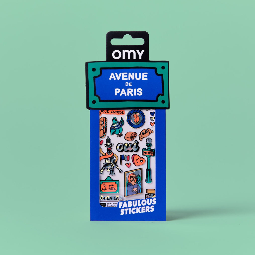 Stickerset Fabulous Iconic - Paris - Stickers en stickersets Omy - In den Olifant