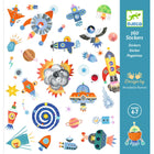 Stickerset Interstellaire - set van 160 - Stickers en stickersets Djeco - In den Olifant