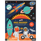 Stickerset met 100+ herbruikbare stickers - Space Discovery - Stickeren Petit Collage - In den Olifant