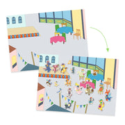 Stickerset met herbruikbare stickers - Fanfare - Stickers en stickersets Djeco - In den Olifant