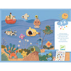 Stickerset met herbruikbare stickers - Summertime - Stickers en stickersets Djeco - In den Olifant