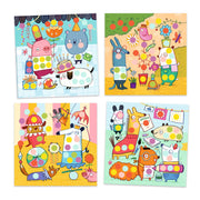 Stickerset - Veel Ronde Stickertjes - Stickers en stickersets Djeco - In den Olifant