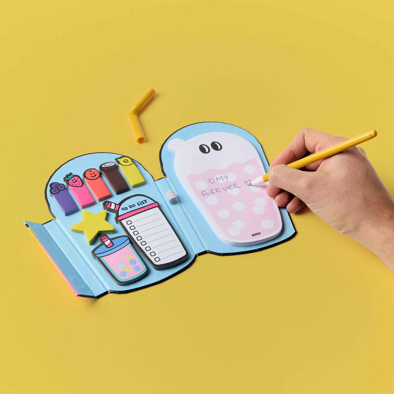 Sticky Notes Bubble (8 Notebooks + Pos) - Papierwaren Omy - In den Olifant