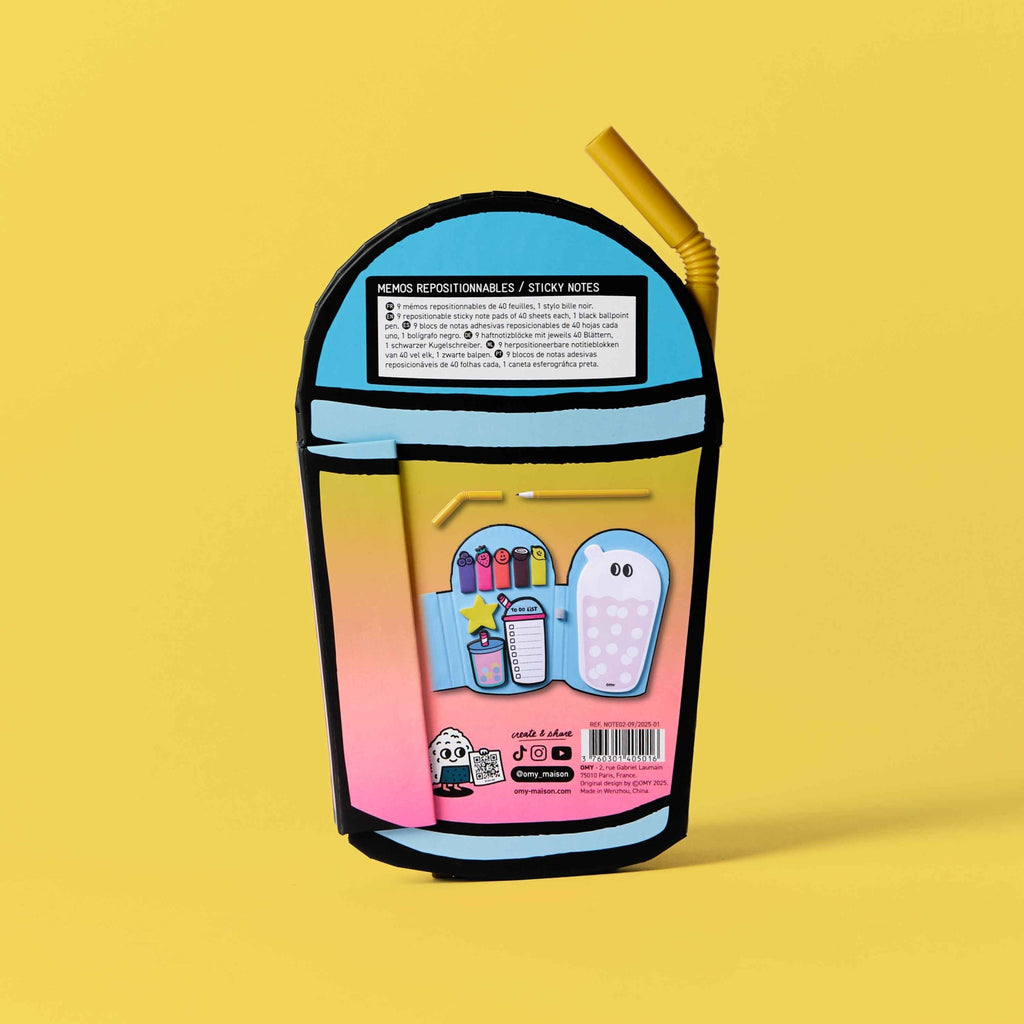 Sticky Notes Bubble (8 Notebooks + Pos) - Papierwaren Omy - In den Olifant
