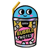 Sticky Notes Bubble (8 Notebooks + Pos) - Papierwaren Omy - In den Olifant