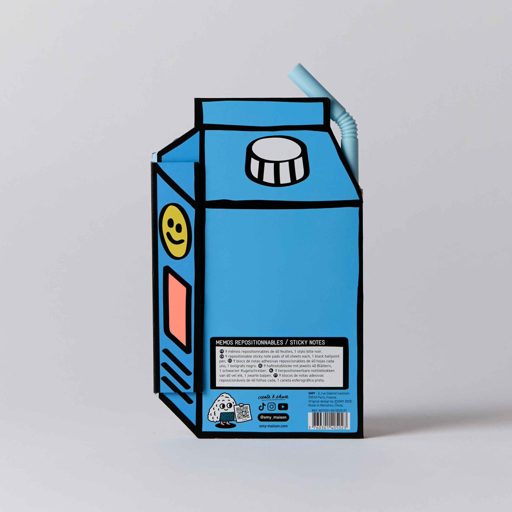 Sticky Notes Miky (8 Notebooks + Pos) - Papierwaren Omy - In den Olifant