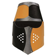 Stoere Ridderhelm Norman | Zwart Geel Zilver - Wapens en helmen Vah - In den Olifant