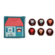 Stoffen boekje - De emoties van Leon - Babyboekjes Lilliputiens - In den Olifant