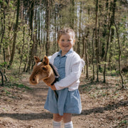 Stokpaardje Stick Animal Brown Horse - Stokpaardjes Wild & Soft - In den Olifant