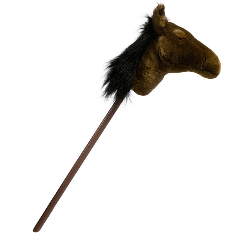Stokpaardje Stick Animal Brown Horse - Stokpaardjes Wild & Soft - In den Olifant
