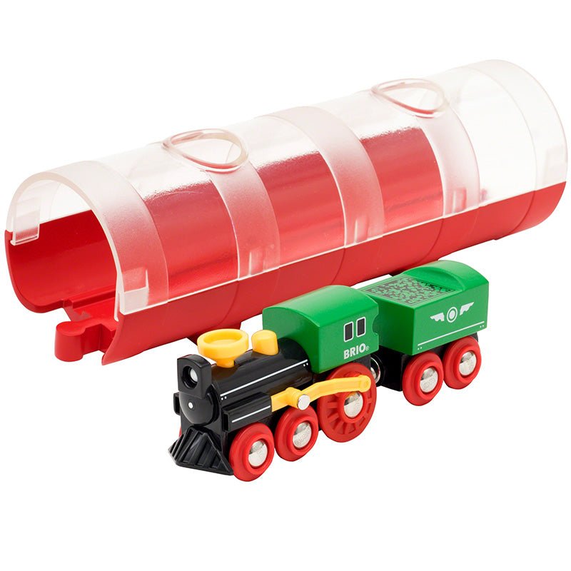 Stoomtrein & Tunnel - 3 onderdelen - Treinen Brio - In den Olifant