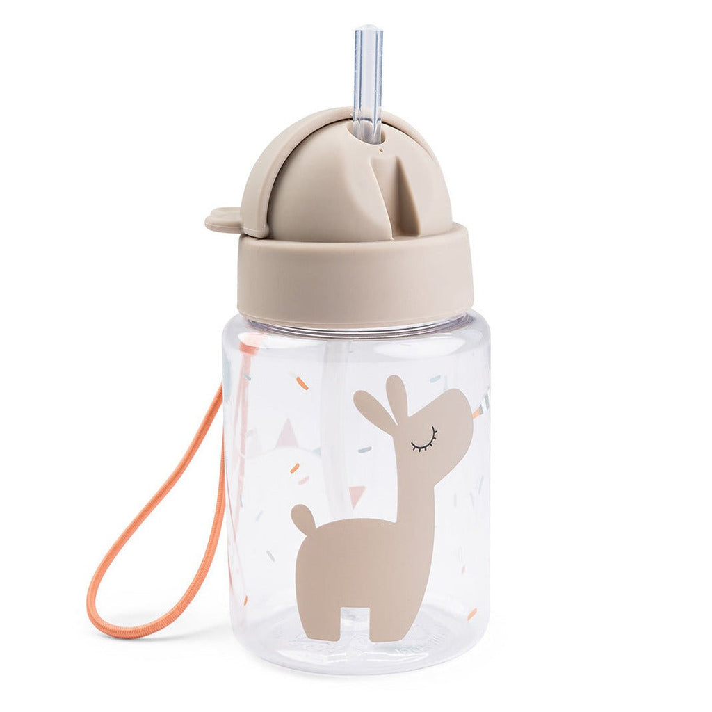 Straw bottle Celebration Sand 280 ml - Drinkflessen Done by Deer - In den Olifant