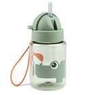 Straw bottle Playground Green 280 ml - Drinkflessen Done by Deer - In den Olifant