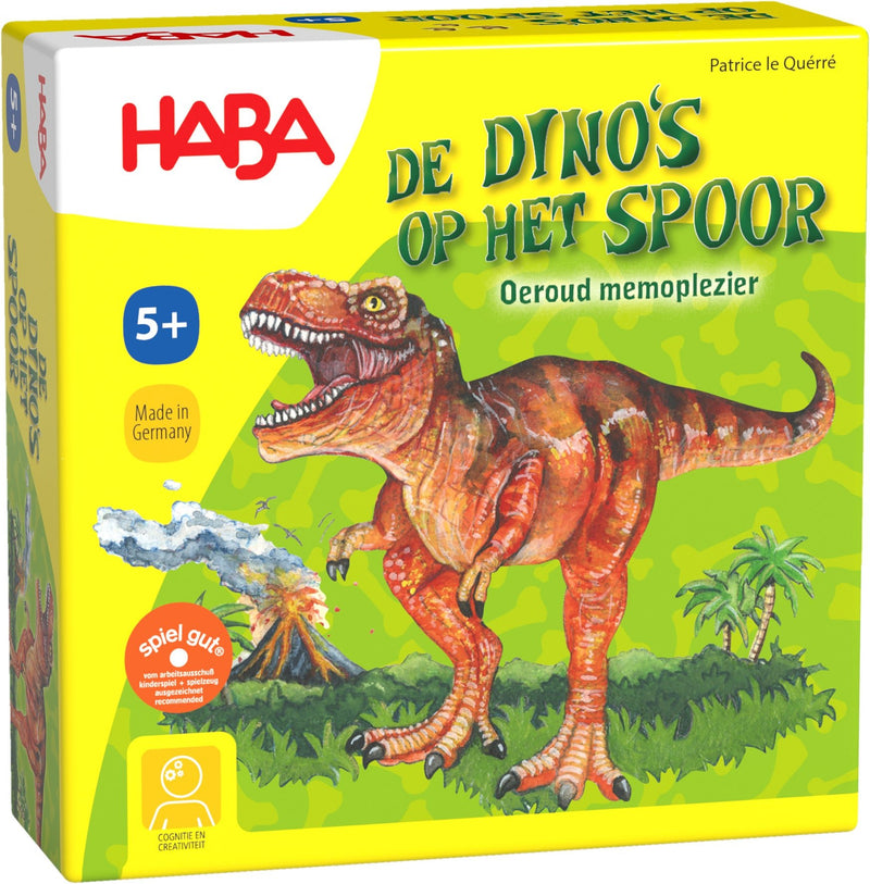 Supermini Spel - De Dino's Op Het Spoor - Reisspellen Haba - In den Olifant