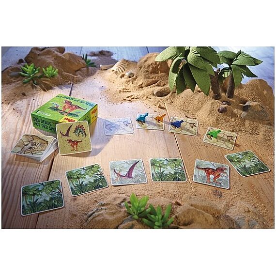 Supermini Spel - De Dino'S Op Het Spoor - Reisspellen Haba - In den Olifant