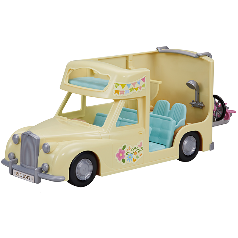 Speelset Familie Camper met accessoires