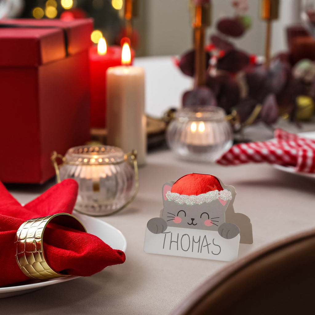 Tafeldecoratie Christmas Place Card - set van 12 - Tafelversiering Legami - In den Olifant