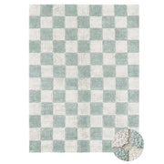 Tapijt Washable Rug Kitchen Tiles Blue Sage - 120 x 160 cm - Tapijten Lorena Canals - In den Olifant
