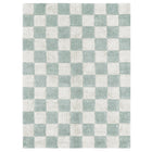 Tapijt Washable Rug Kitchen Tiles Blue Sage - 120 x 160 cm - Tapijten Lorena Canals - In den Olifant